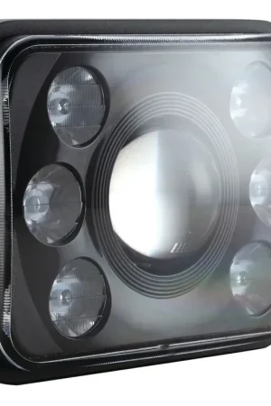 Ignite LED Head Light - Rectangle 7" X 5" Inch Black Exclusive