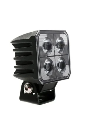 Exclusive Ignite LED Square Flood Beam Work Lamp 60 Deg 9 - 36V 4 Leds 3,800 Lumens