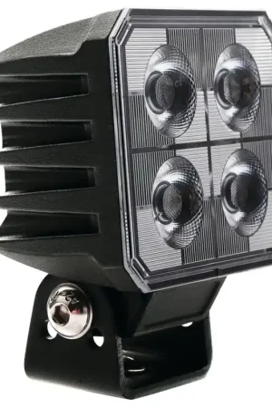 Price Cut Ignite LED Square Work Lamp Spot Beam 10 Deg 9-36V 40W 4 Leds Black Housing 3,800Lmn Ip69K