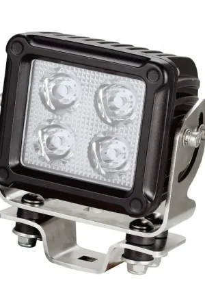 Warranty Included Ignite LED Square Work Lamp Spot Beam 9 - 36V 60W 4 Leds Black Housing 6,380 Lumens Ip69K