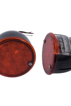 Authentic Rugged Ridge LED Tail Light Set 46-75 Willys & Jeep CJ