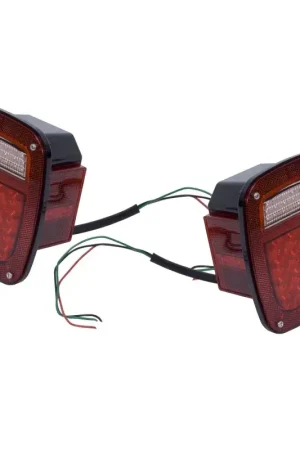 While Supplies Last Rugged Ridge LED Tail Light Set 76-06 Jeep CJ Jeep Wrangler