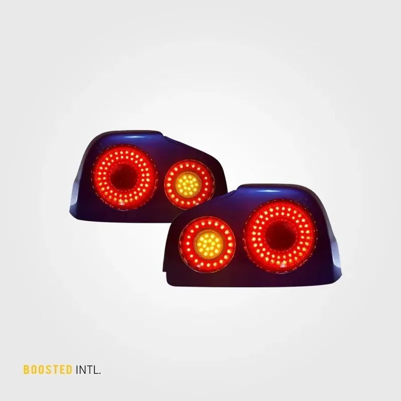 Boosted International LED Tail Lights - NISMO / Ring (Skyline R34 99-02) - Yes Double Ring Warranty Included