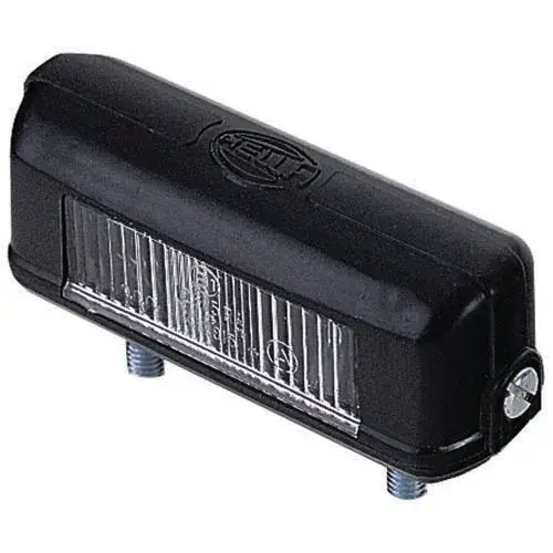 Grab Now Hella Licence Plate Lamp Black 79 x 29mm