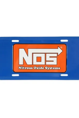 NOS License Plate - Standard 12" x 6" size with high gloss graphics on embossed aluminum Free Shipping
