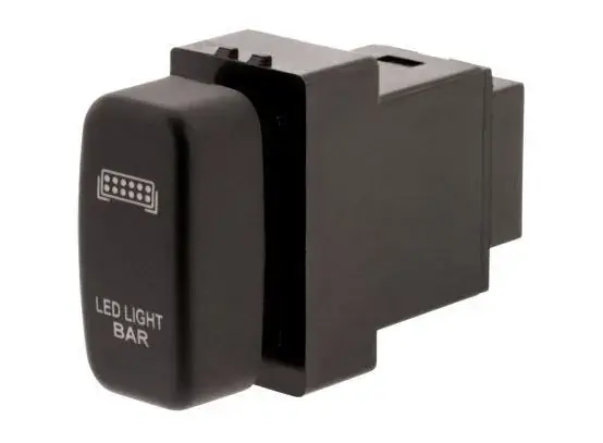 Hulk 4x4 Light Bar Push Button Switch - Amber (Pajero/Triton 02-15) One Day Deal