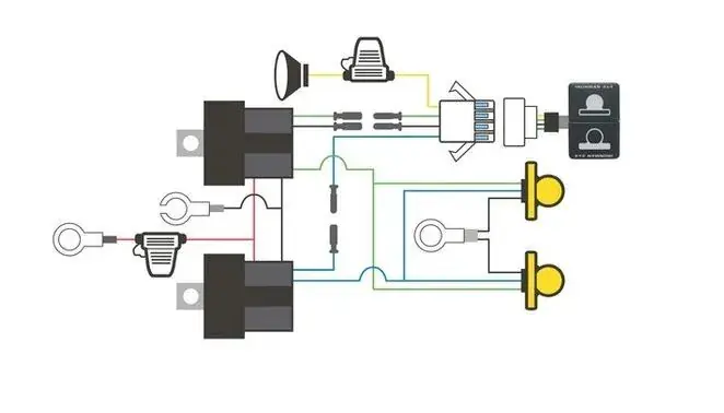 High Quality Ironman 4x4 Megatom Wiring Loom - Suits Set of 2 Megatom Lights