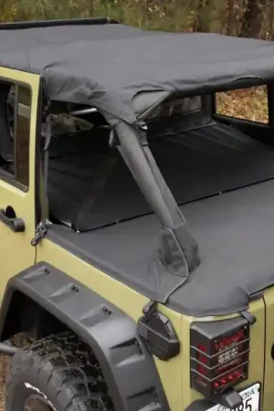 Last Chance Rugged Ridge Montana Pocket Island Topper Black 10-18 JK 4 Door