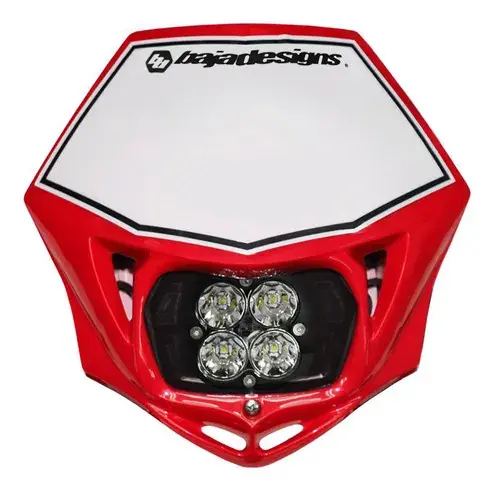 Baja Designs Motorcycle Race Light LED AC Red Squadron Sport Fresh Stock