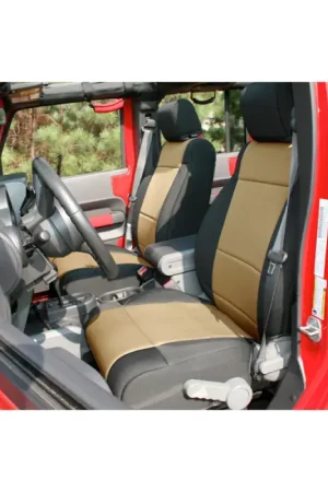 Time-Limited Rugged Ridge Neoprene Front Seat Covers 11-18 Jeep Wrangler JK