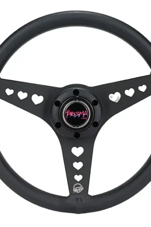 NRG NRG All Aluminum Steering Wheel 330mm - Heart Cut Out- Ergonomic Grip- Anadized Silver Cheap