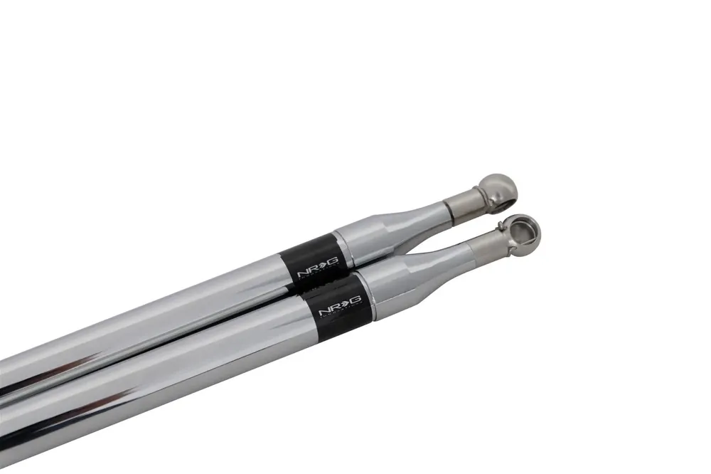 NRG NRG Hood Damper Kit (Polished) - 03-07 Nissan 350Z/G35 (Half Pressure Shocks for CF Hood) Direct From Manufacturer