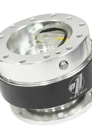 Worldwide Shipping NRG NRG Quick Release Gen 1.5 - Black Body / Carbon Fiber Ring