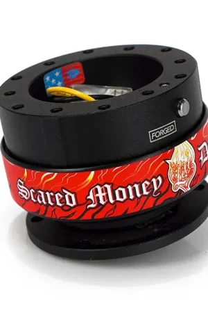 NRG NRG Quick Release Gen 2.0 - Black Body / Red Ring Handmade