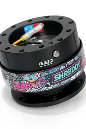 NRG NRG Quick Release Gen 2.0 - Black Body/ Black Checkered Ring Luxury