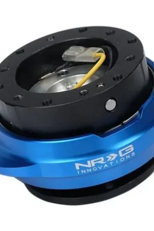 NRG NRG Quick Release Gen 2.2 - Black Body / Shiny Blue Oval Ring Same Day Shipping