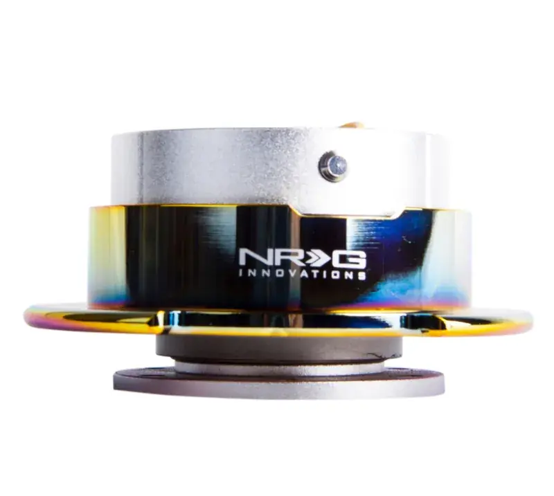 Reduced Price NRG NRG Quick Release Gen 2.5 - Silver Body / Neochrome Ring