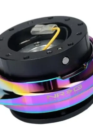 Trending NRG NRG Quick Release Kit - Black Body/ Multicolor Oval Ring