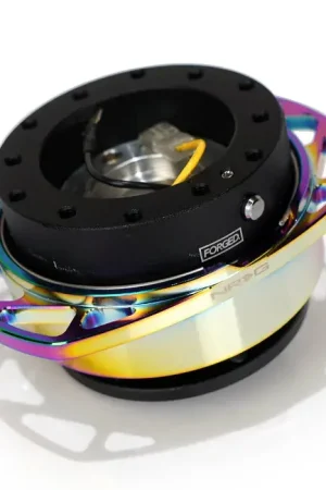 Special Discount NRG NRG Quick Release Kit Gen 257 - Black Body / Neochrome Cutout Ring