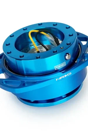 NRG NRG Quick Release Kit Gen 257 - Blue Body / Blue Cutout Ring Top Rated