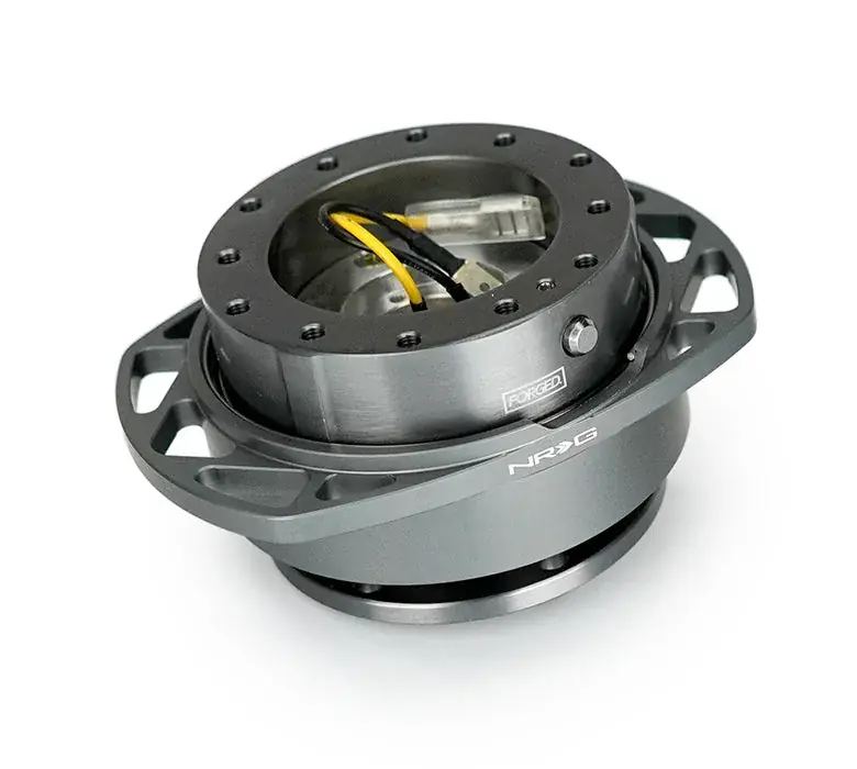 Special Offer NRG NRG Quick Release Kit Gen 257 - GunMetal Body / GunMetal Cutout Ring