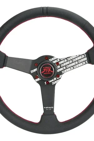 Best Price NRG NRG Reinforced Steering Wheel (340mm/1.8in. Deep) HARDCORE x PRISMA Collab.