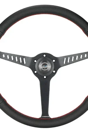 Brand New NRG NRG Reinforced Steering Wheel - Fuguz x NRG 1.5in Deep 5mm Spoke 380mm Sport Steering Wheel - Blk