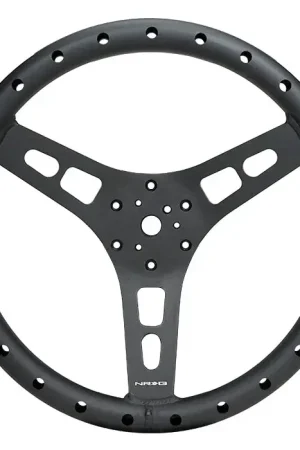 NRG NRG Reinforced Steering Wheel 380mm Sport Full Aluminum Light Weight Welded Steering Wheel Professional Grade