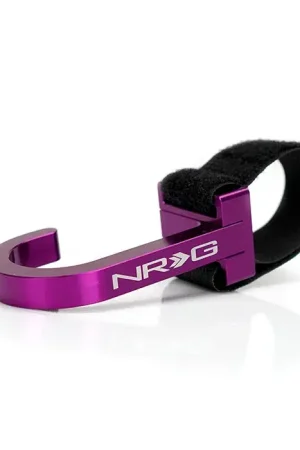 Bulk Order NRG NRG Steering Wheel Hook CNC Aluminum w/ Laser Logo - Purple