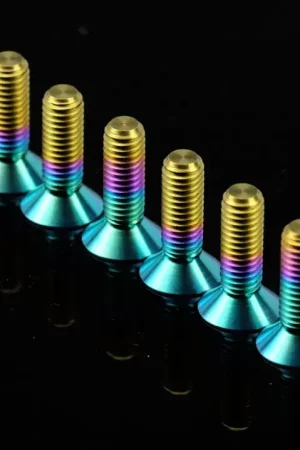 Special Offer NRG NRG Titanium Steering Wheel Screw Upgrade Kit (Conical) - Multi Color