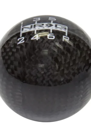 NRG NRG Universal Ball Style Shift Knob - Black Carbon Fiber (6 Speed Pattern) Best Choice