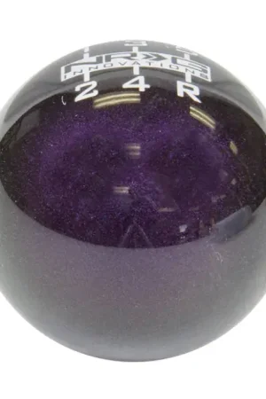 NRG NRG Universal Ball Style Shift Knob - Heavy Weight 480G / 1.1Lbs. - Green/Purple (5 Speed) Special Offer