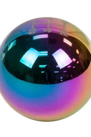 NRG NRG Universal Ball Style Shift Knob - Heavy Weight 480G / 1.1Lbs. - Multi-Color/Neochrome (5 Speed) Brand New