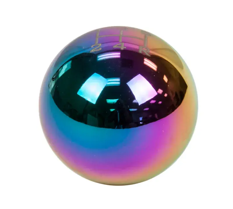 NRG NRG Universal Ball Style Shift Knob - Heavy Weight 480G / 1.1Lbs. - Multi-Color/Neochrome (5 Speed) Brand New