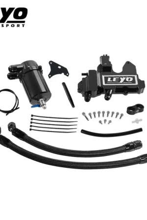 Direct From Factory Leyo Motorsport Oil Catch Can Kit V2 (Golf R MK7/7.5 14-20/S3 8V)