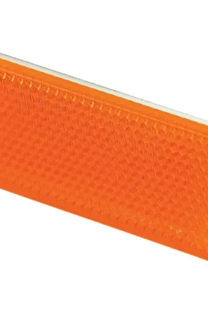 Ignite Pkt 2 Amber Reflector 3M Self Adhesive Mounting Base 70 X 30 X 6mm Luxury