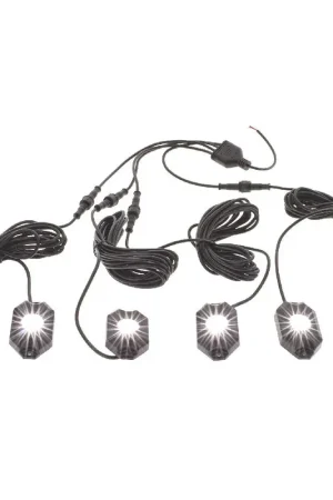 Hulk 4x4 Pkt 4 Wht LED Rock Lghts 9-32V 18 Watt 120Deg Flood Beam IP68 Trending