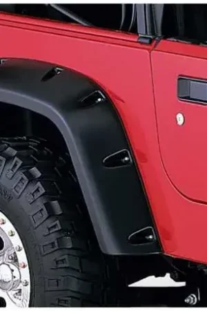 Authentic Bushwacker Pocket Style Fender Flares 2pc (Wrangler TJ 97-06)