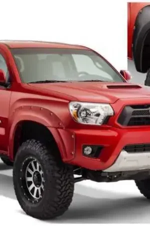 Bushwacker Pocket Style Fender Flares 73.5" Bed 4pc (Tacoma Fleetside 12-15) Factory Price