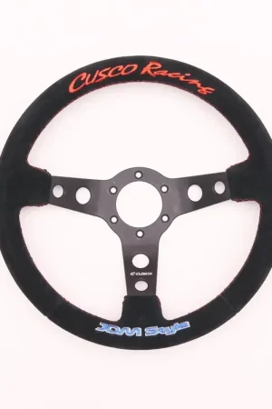Cusco Racing Steering Wheel - Black Suede 330mm Special Offer