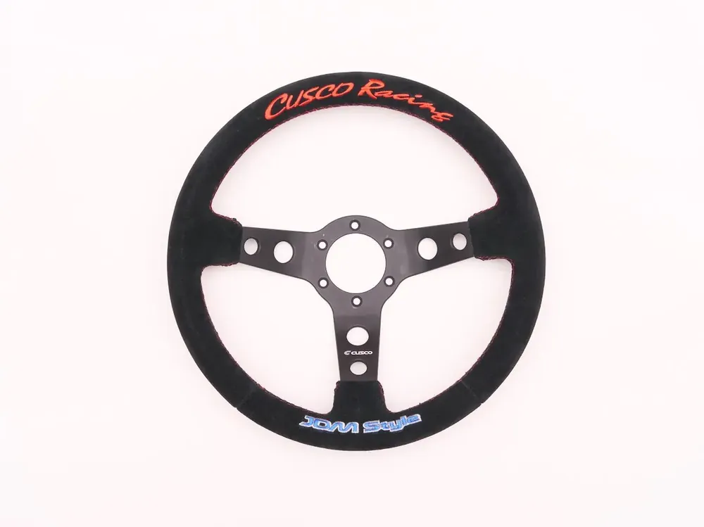 Cusco Racing Steering Wheel - Black Suede 330mm Special Offer