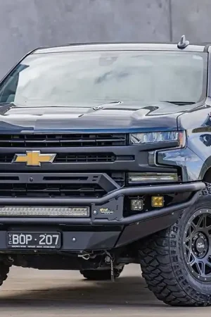 Ironman 4x4 Raid Bull Bar - Full Length Steel Tubular Bumper (Silverado 1500 19+) Time-Limited