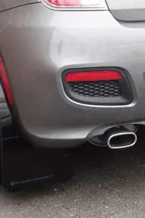 Rally Armor Rally Armor 12-18 Fiat 500 Black UR Mud Flap w/Grey Logo Markdown