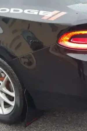 Time-Limited Rally Armor Rally Armor 13-16 Dodge Dart Black UR Mud Flap w/ Grey Logo