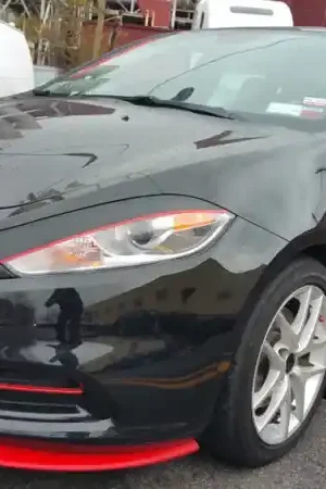 Rally Armor Rally Armor 13-16 Dodge Dart Black UR Mud Flap w/ Red Logo Fast Shipping