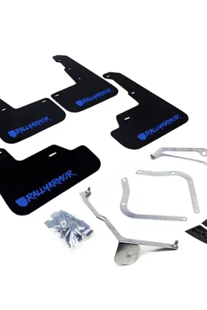 Rally Armor Rally Armor 15-21 Subaru WRX/STI Black Mud Flap Blue Altered Font Logo Wholesale