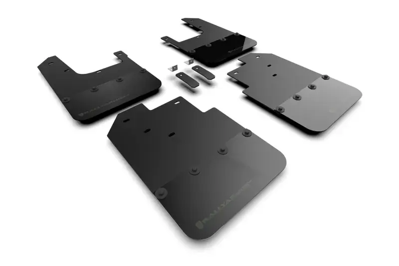 Rally Armor Rally Armor 16-23 Toyota Tacoma Gen 3 Black Mud Flap w/Army Green Logo Authentic