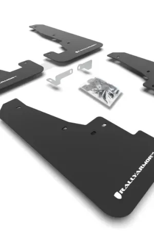 Save Now Rally Armor Rally Armor 16-24 Dodge Durango GT/Hellcat/RT/SRT 392/SXT Black UR Mud Flap White Logo