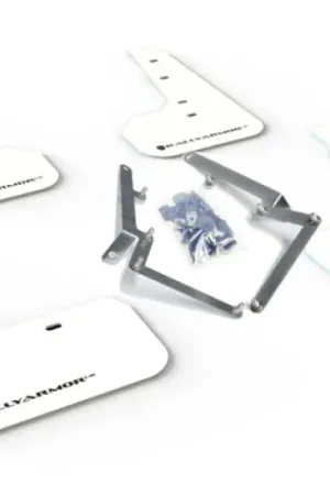 Place Order Rally Armor Rally Armor 17-21 Honda Civic Sport/Sport Touring White UR Mud Flap w/Black Logo