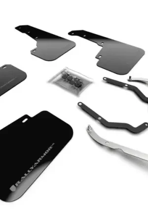 New Arrival Rally Armor Rally Armor 18-23 Subaru Crosstrek Black UR Mud Flap w/Silver Logo